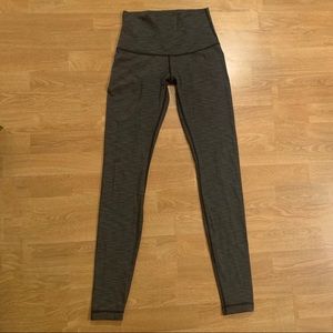 Lululemon Heathered Gray Full Length Tight